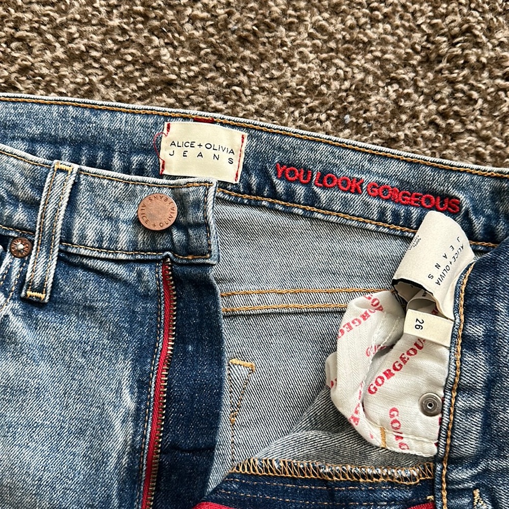 Alice and Olivia jeans